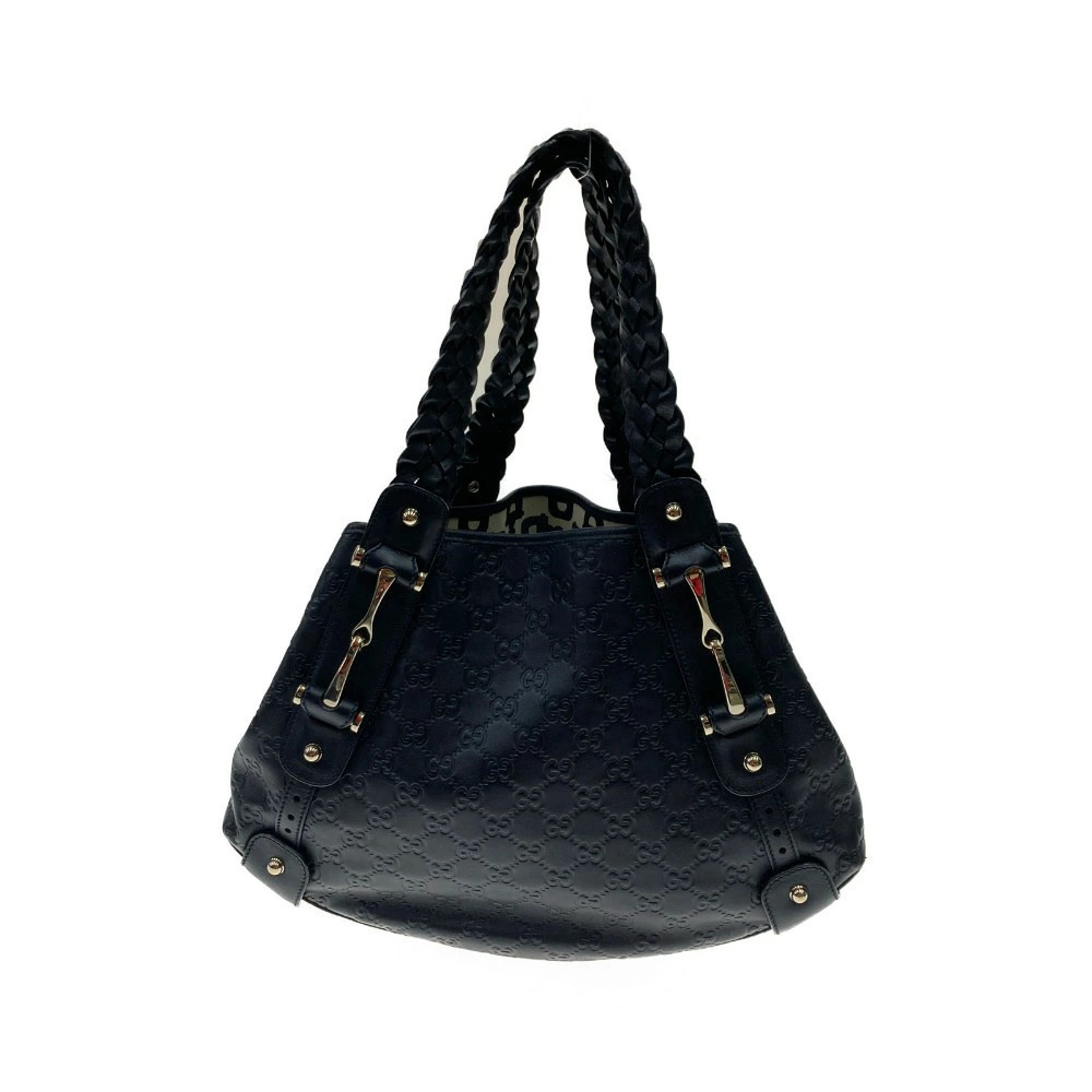 Gucci Black Handbag GG Horsebit Black